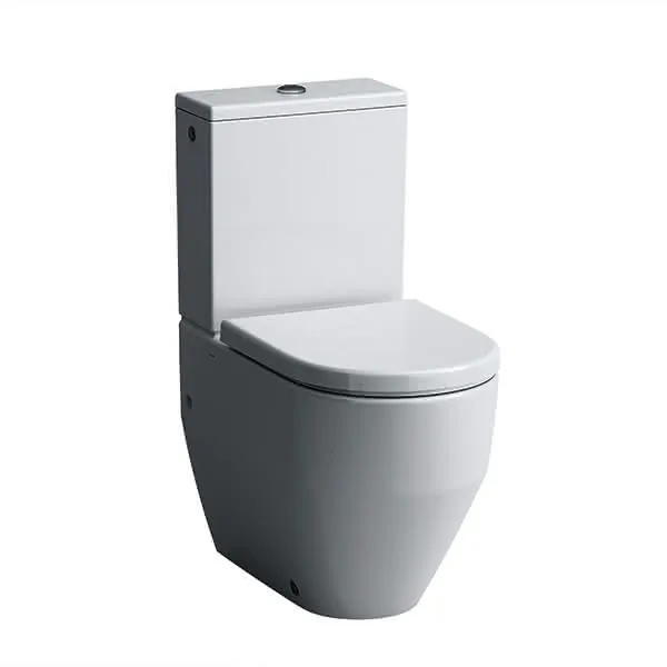 Laufen Tiefspül-WCKombi PRO 650x360x430 spülrandlos Abg. waagr/senkr. LCC weiß