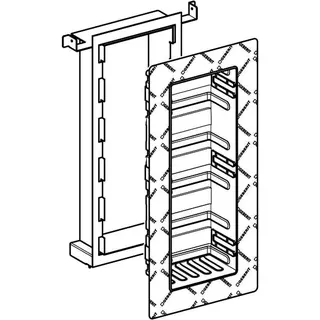 Geberit Duofix Element für Nischenablagebox mit Einlegeböden – Bild 4