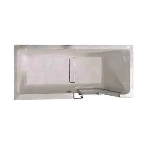 DS Badewanne m.ent. TEin links, DZ rechts Stepin Pure 1600x750 Weiß Glanz