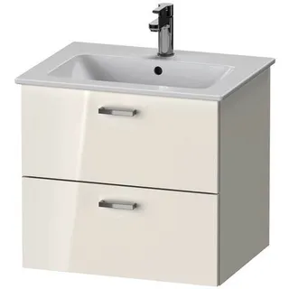 Duravit XBase Möbel-Set 630x490mm, Waschtisch,WTU m. Schubk.2, SPS Türan.R.,Weiß glänz. – Bild 2