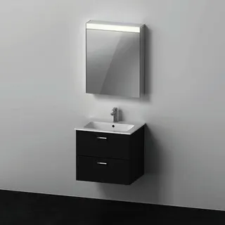 Duravit XBase Möbel-Set 630x490mm, Waschtisch,WTU m. Schubk.2, SPS Türan.R.,Graphit Matt – Bild 3