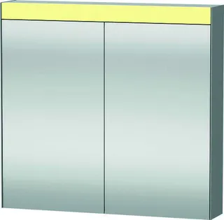 DU XBase Möbel-Set 830x490mm, WT,WTU m. Schubk.2, Spiegelschr.,Weiß glänzend