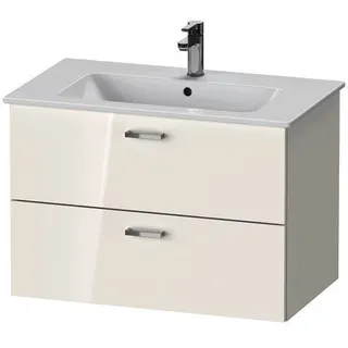 Duravit XBase Möbel-Set 830x490mm, Waschtisch,WTU m. Schubk.2, Spiegelschr.,Weiß glänzend – Bild 3