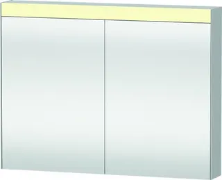 DU XBase Möbel-Set 1030x490mm, WT,WTU m. Schubk.2, Spiegelschr.,Weiß glänzend