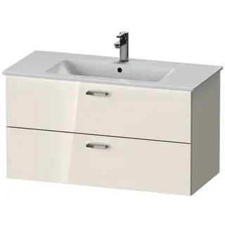 Duravit XBase Möbel-Set 1030x490mm, Waschtisch,WTU m. Schubk.2, Spiegelschr.,Weiß glänzend – Bild 2