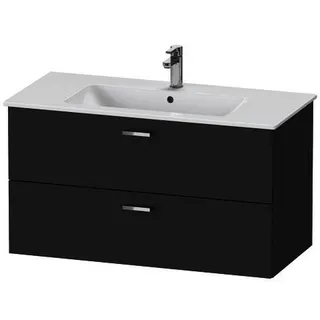 Duravit XBase Möbel-Set 1030x490mm, Waschtisch,WTU m. Schubk.2, Spiegelschr., Graphit Matt – Bild 4