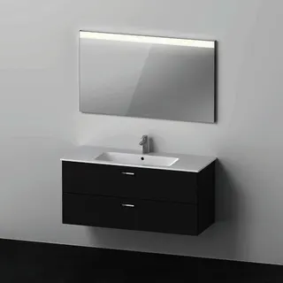 Duravit XBase Möbel-Set 1230x490mm, Waschtisch,WTU m. Schubk.2, Spiegel, Graphit Matt – Bild 4
