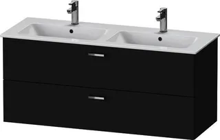 Duravit XBase Möbel-Set 1300x490mm,WT m. HL 2 WTU m. Schubk.2, Spiegel, Graphit Matt – Bild 2