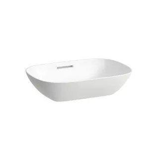Laufen Waschtisch-Schale INO 350x500x145 ohne Hahnloch mit Überlauf weiß