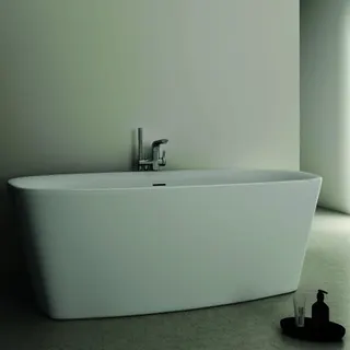 Ideal Standard freistehende Duo-Badewanne DEA m.Ablauf, 1700x750x475/610mm, Weiß – Bild 4