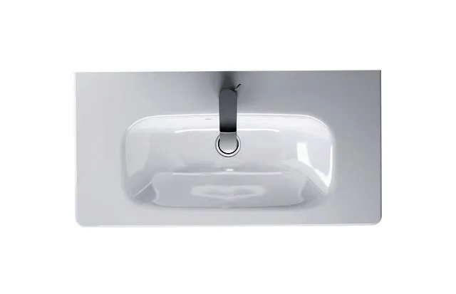 Duravit Möbelwaschtisch DuraStyle 785 mm mit ÜL, mit HLB, 1 HL, weiß WonderGliss