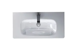 Duravit Möbelwaschtisch DuraStyle 785 mm mit ÜL, mit HLB, 1 HL, weiß WonderGliss