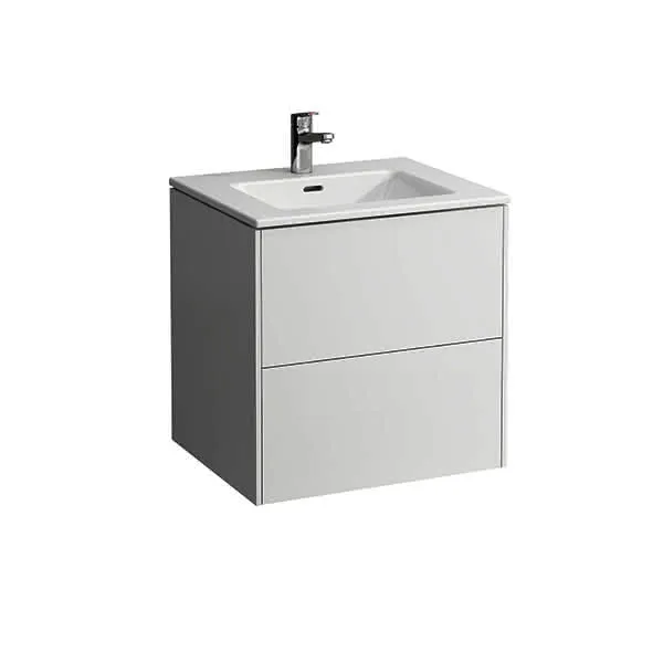 Laufen WT+WTU PRO S SET BASE 500x600x610 1Hl mit Überlauf 2Schubl. Push/Pull we/we glzd