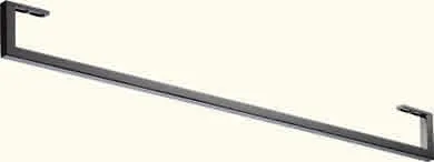 Duravit Handtuchhalter, Chrom, 655x64x71 mm,Anzahl Arme: 1