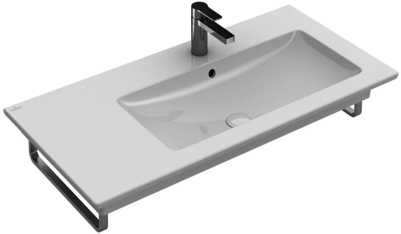 Villeroy & Boch SchrankWT Venticello 1000x500mm re-eckig BP rechts 1HL. m. ÜL. StoneWhite c+