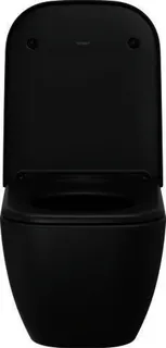 Duravit Wand-WC 540mm Happy D.2, Anthrazit/ Anthrazit Matt, TS, rimless – Bild 4