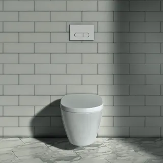 Ideal Standard Wand-T-WC Connect, AquaBlade, unsichtbare Bef., 370x545x340mm, Weiß – Bild 5