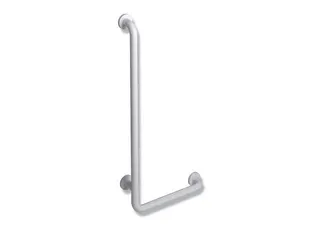 HEWI Winkelgriff Ser 801, d:33, AM:900mm, W:400mm signalweiß – Bild 2