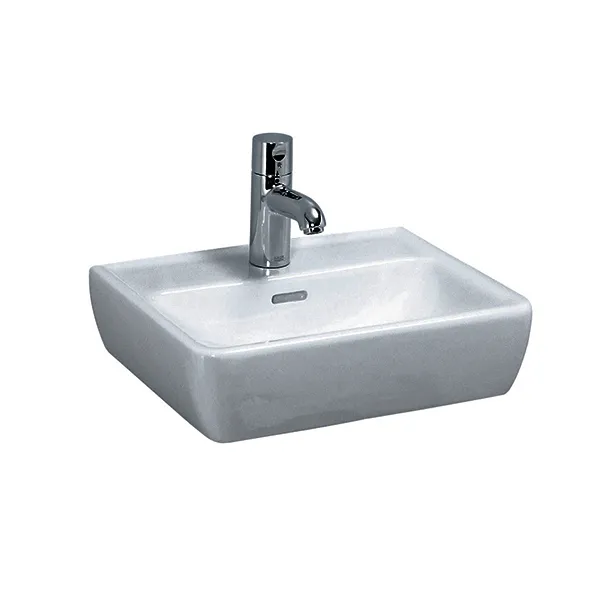 Laufen HWB PRO A 340x450x145 1 Hahnloch mit Überlauf manhattan