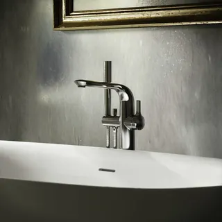 Ideal Standard freistehende Duo-Badewanne DEA m.Ablauf, 1800x800x475/610mm, Weiß – Bild 5