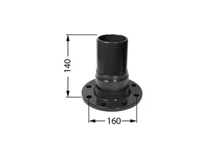 KESSEL-Anschlussadapter Flanschmuffe DN 80, Druckleitungen PE