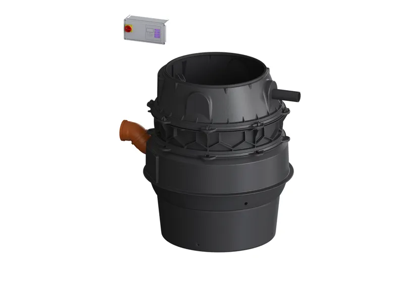 KESSEL-Pumpstation Aquapump XL Duo, SPF 1500-S3, niedrigster Einbau