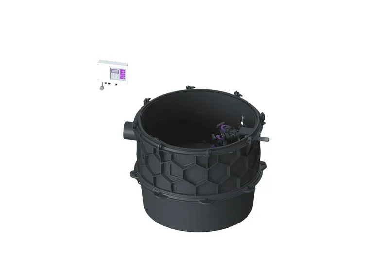 KESSEL-Pumpstation Aquapump XL Duo, GTF 1200-S3, Tauchglocke