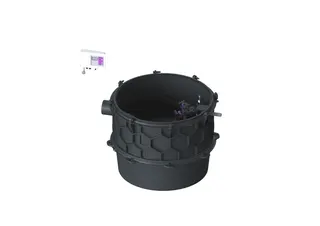 KESSEL-Pumpstation Aquapump XL Duo, GTF 1200-S3, Tauchglocke