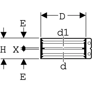 Geberit Übergangsspannverbinder d75-76mm d1=89-90mm – Bild 3