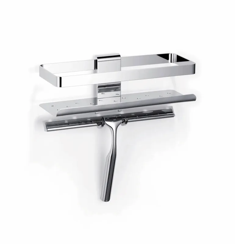 Giese Duschkorb Newport mit seitlichem Halter für Rasierer,Haken und Wischer