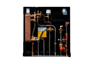 Kermi xnet Wohnungsstation C55 5-Leiter Heizkreis ungemischt, 2 WMZ + AB PM