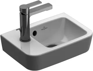 VB HWB Compact O.novo 360x250mm Eckig BP re 1HL. m. ÜL. Weiß Alpin