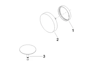 Dornbracht Ab-u.Überlg. SERIENNEUTRAL 36243970 Messing gebürstet (23kt Gold) – Bild 4
