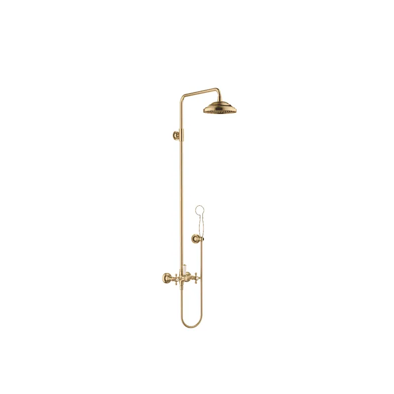 DO Shower Pipe MADISON 26632360 Messing gebürstet (23kt Gold)