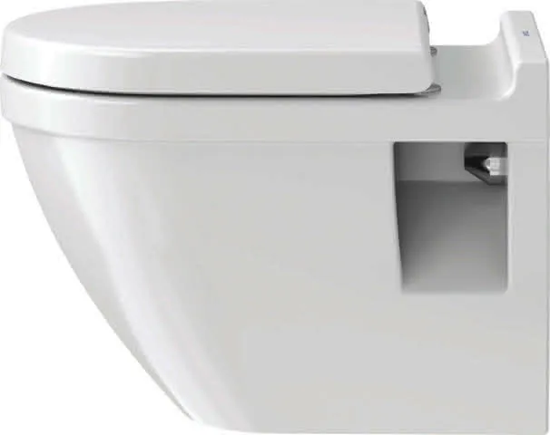 Duravit Wand-WC Starck 3 540 mm Tiefspüler, weiß, HYG