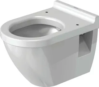 Duravit Wand-WC Starck 3 540 mm Tiefspüler, weiß, HYG – Bild 3