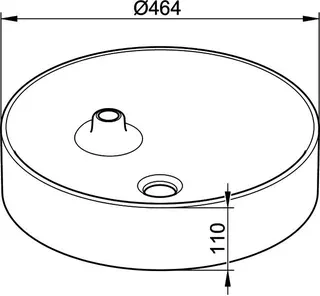 Keuco Ker.-Waschtisch Edition Lignatur 33381 f. Standarmatur – Bild 2