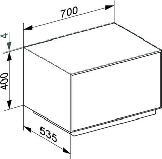 Keuco SB Standm. Edition Lignatur 33320 1 Ausz. Eiche wi. – Bild 2
