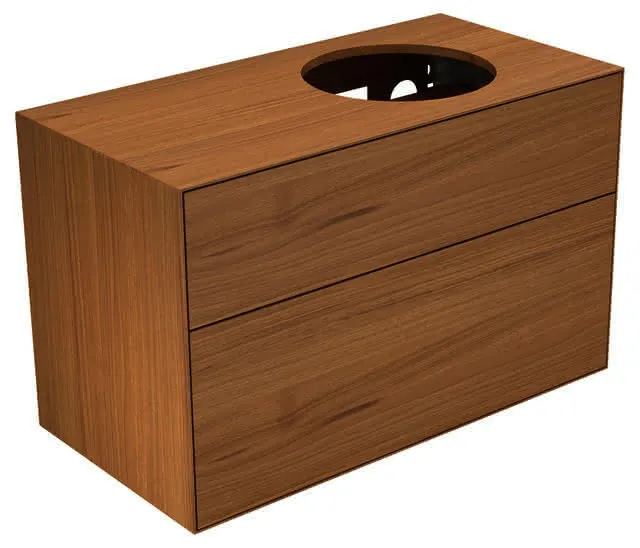 Keuco WUB Edition Lignatur 33381 f. Ker.-Waschtisch R. 2 Ausz. Eiche