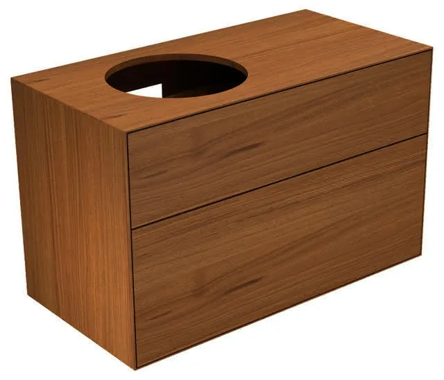 Keuco WUB Edition Lignatur 33381 f. Ker.-Waschtisch L. 2 Ausz. Eiche