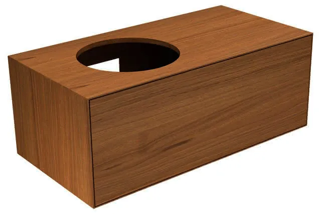 Keuco WUB Edition Lignatur 33381 f. Ker.-Waschtisch L. 1 Ausz. Eiche Ve.