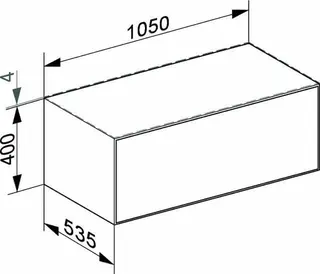 Keuco SB Edition Lignatur 33321 1 Ausz. Eiche wi. – Bild 2