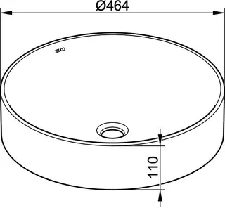 Keuco Ker.-Waschtisch Edition Lignatur 33380 f. Wandarmatur, schiefergrau – Bild 2