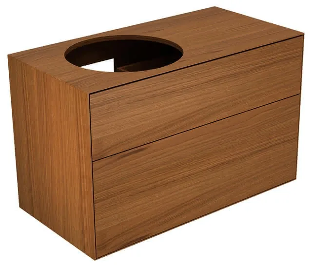 Keuco WUB Edition Lignatur 33371 f. Vari.-Waschtisch L. 2 Ausz. Eiche wi.