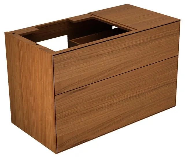 Keuco WUB Edition Lignatur 33341 f. Ker.-Waschtisch L. 2 Ausz. Eiche wi.