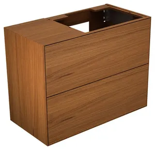 Keuco WUB Standm. Edition Lignatur 33341 Ker.-Waschtisch R. 2 Ausz. Eiche wi.
