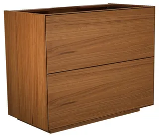 Keuco WUB Standm. Edition Lignatur 33350 Ker.-Waschtisch 2 Ausz. Eiche wi.