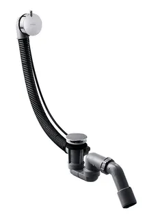 Hansgrohe Ab-u.Überlaufgarnitur Flexaplus S Axor Komplettset chrom Normalwannen
