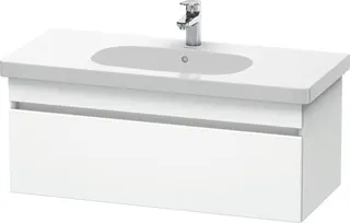 Duravit WTU wandh. DuraStyle 453x1000x398mm 1 Ausz.,034210,weiß matt/weiß matt – Bild 3