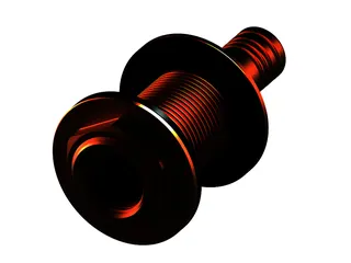TECElogo-Push Einsteck-Wanddurchführung 2x Mutter, Si-Bronze, 20 x Rp 1/2"